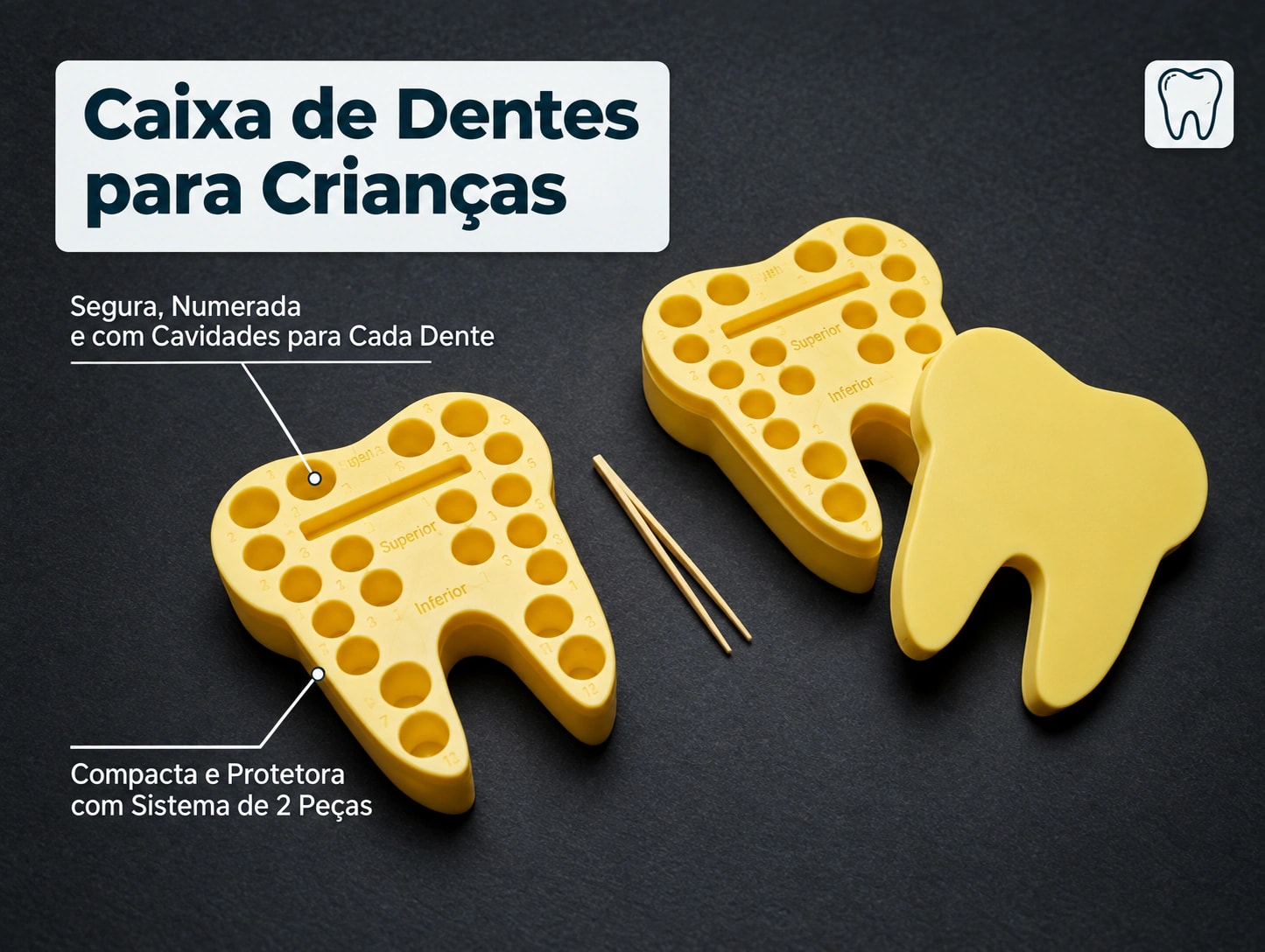 Caixa de Dentes para Crianças